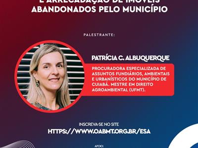 Foto da Notícia: Evento gratuito debaterá impacto do abandono de imóveis ao meio urbano e legislação sobre o tema