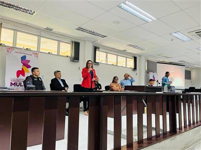 Foto da Notícia: OAB-MT participa de ciclo de palestras sobre combate à violência contra a mulher