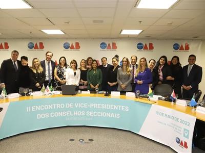 Foto da Notícia: José Carlos Guimarães Junior participa do II Encontro de Vice-presidentes dos Conselhos Seccionais